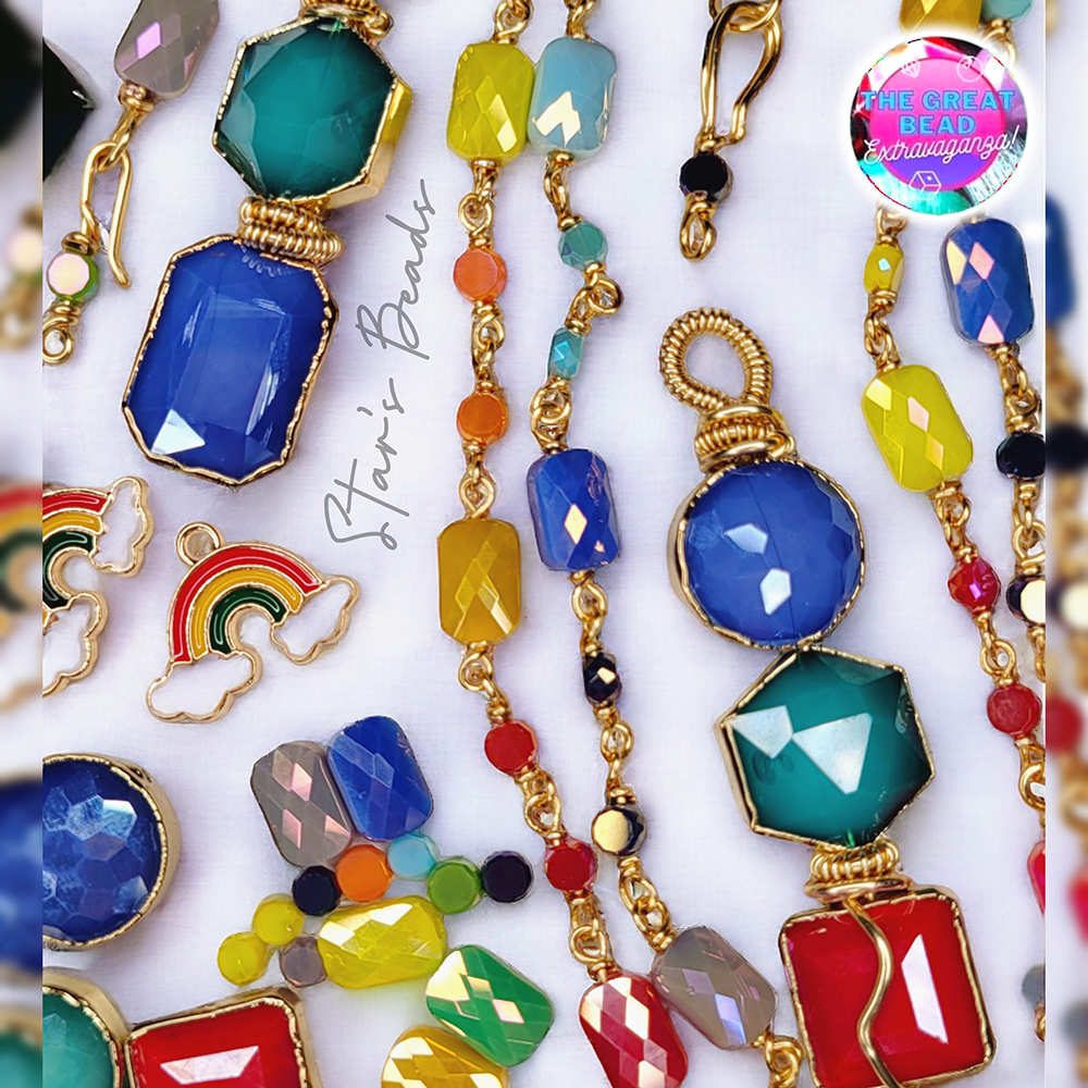TGBE Star's Beads Rainbow Jewelry by Kay Goss