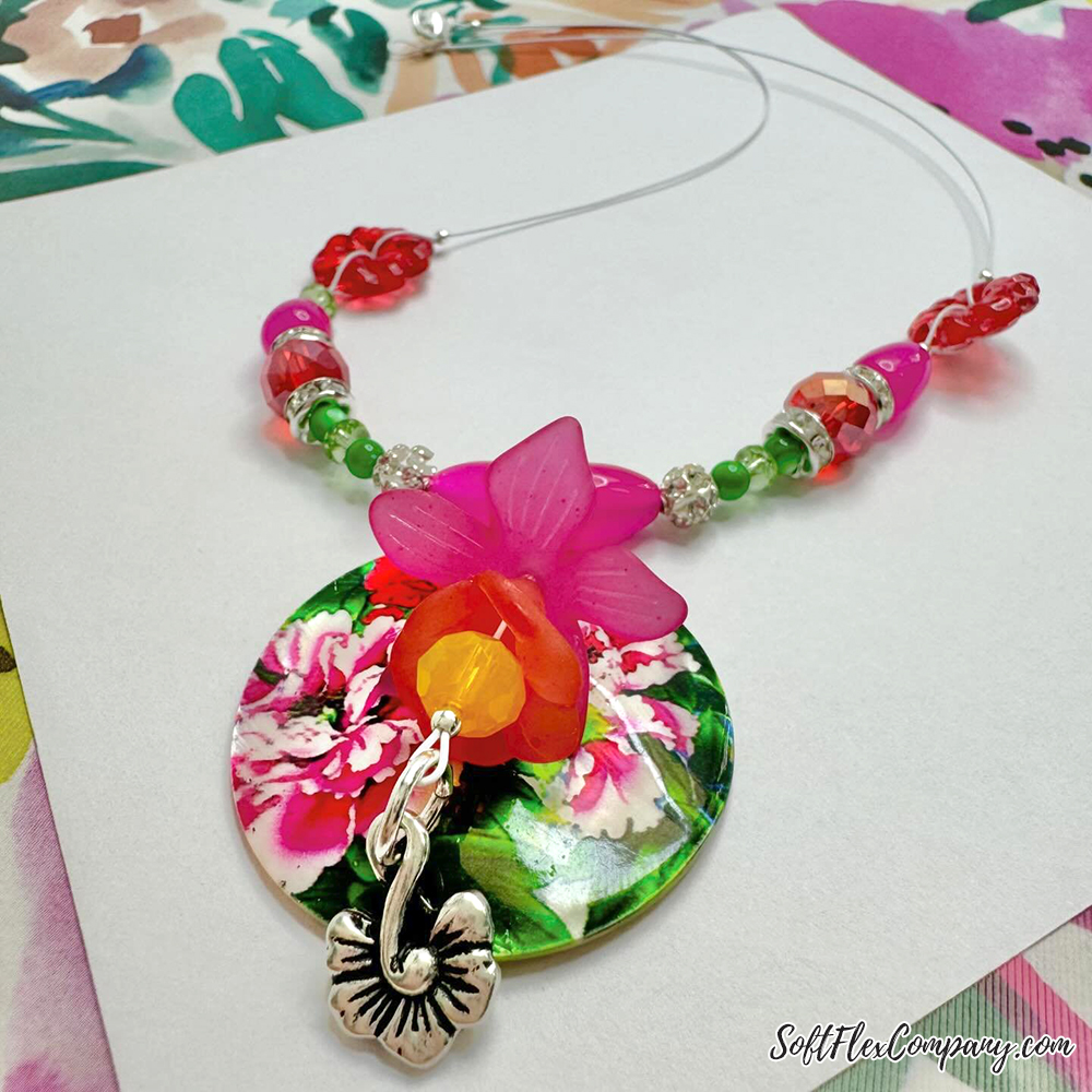 Exotic Blooms Necklace by Sara Oehler