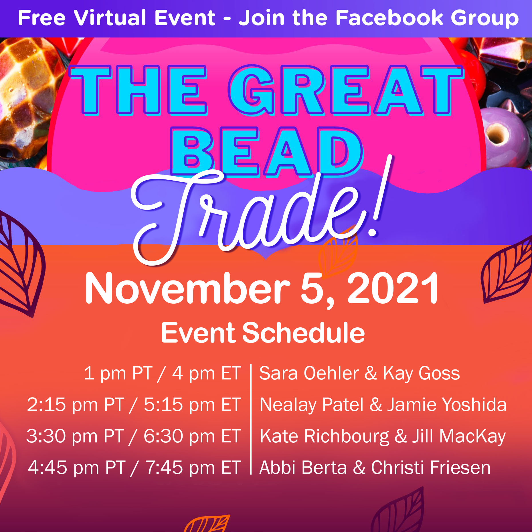 The Great Bead Extravaganza Fall Fest 2021 The Big Bead Show Is Back