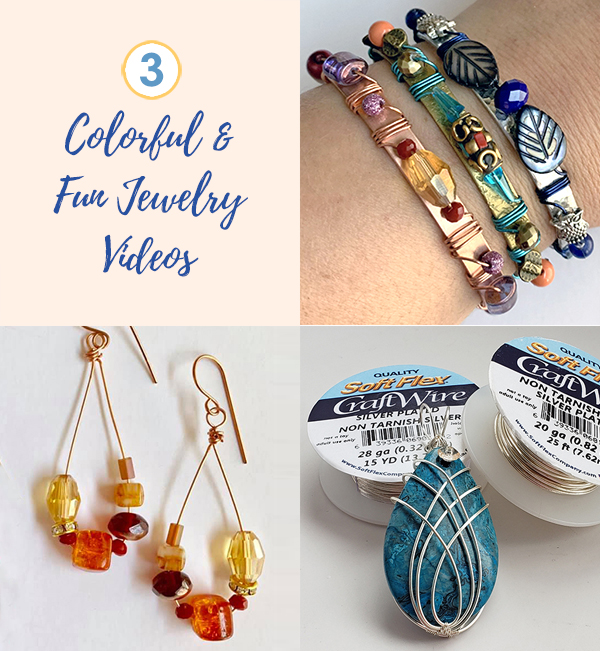 Weekly Video Recap: Making Earrings, Wire Wrapping Stones And