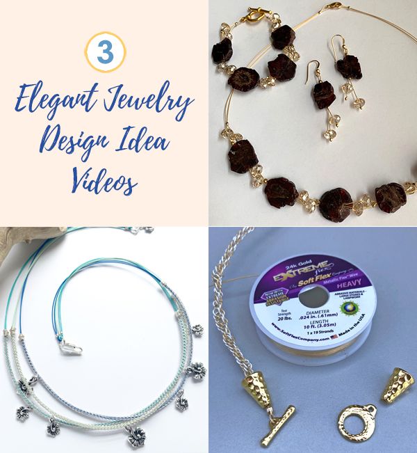 Weekly Video Recap: 3 Elegant Jewelry Design Ideas And Our Latest Jewelry Making Products