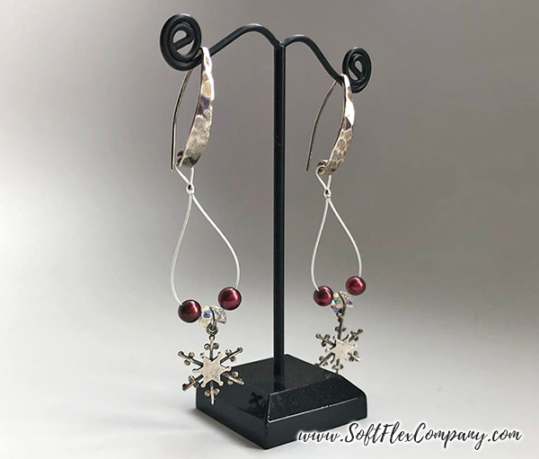 Snowflake Charm Earrings by Sara Oehler