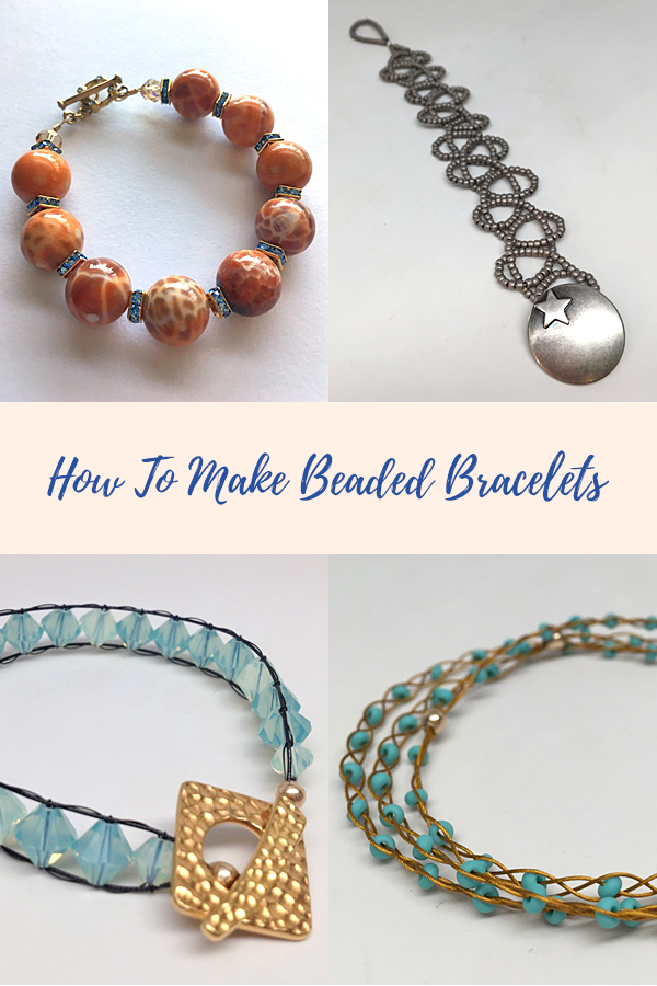 DIY Crystal Elastic Beaded Bracelets . Make Your Own Stone Bracelets -  Creative Fashion Blog