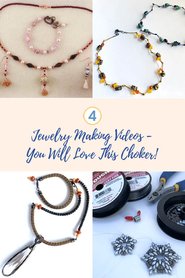 4 Jewelry Making Videos - You Will Love This Choker!