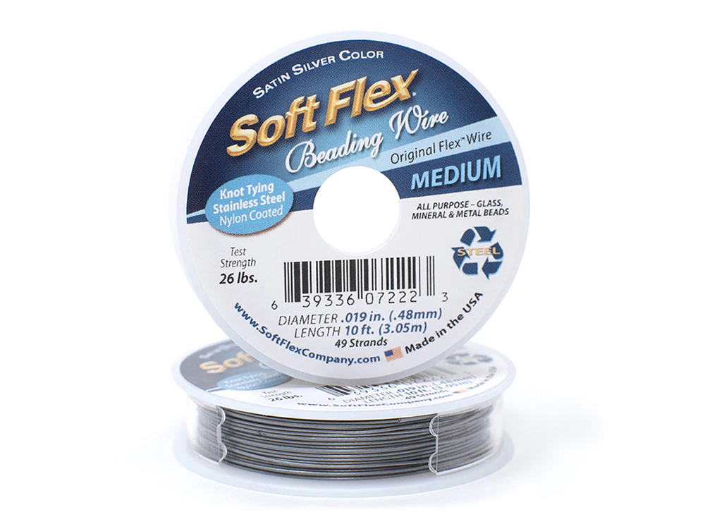 Soft Flex Live Beading Show: Soft Flex Colored Beading Wire And Flower  Power Jewelry 