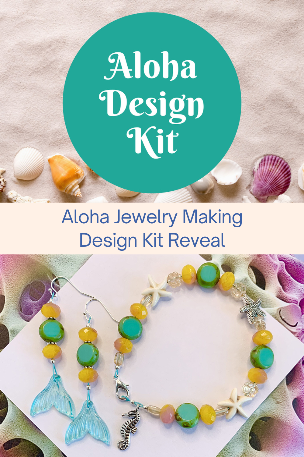 Aloha Jewelry Making Design Kit Reveal Collage