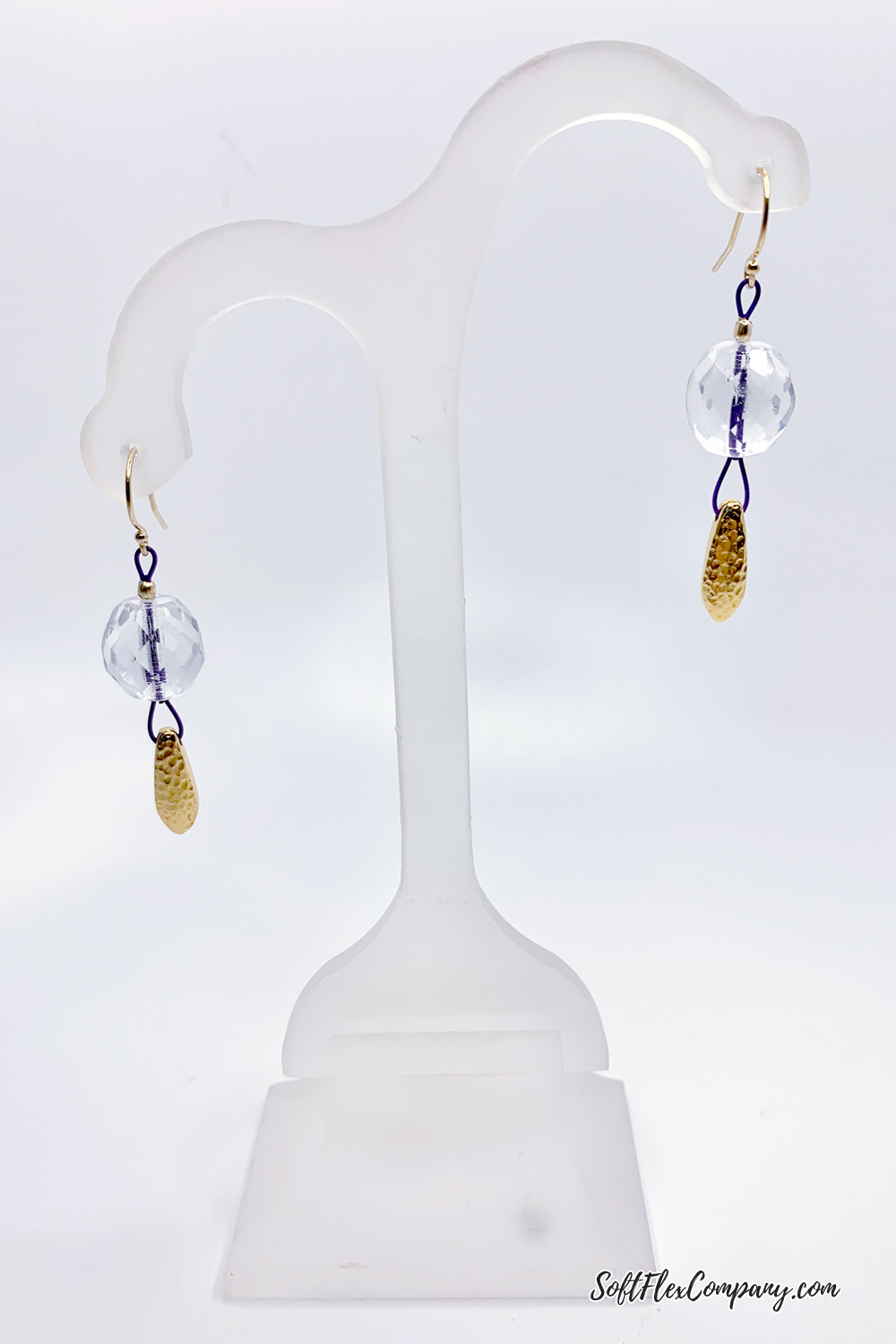 Crystal Beaded Earrings by Sara Oehler