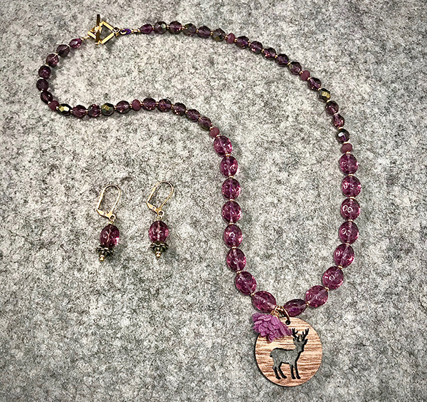 Necklace and Earrings by Andrew Thornton Necklace and Earrings by Andrew Thornton