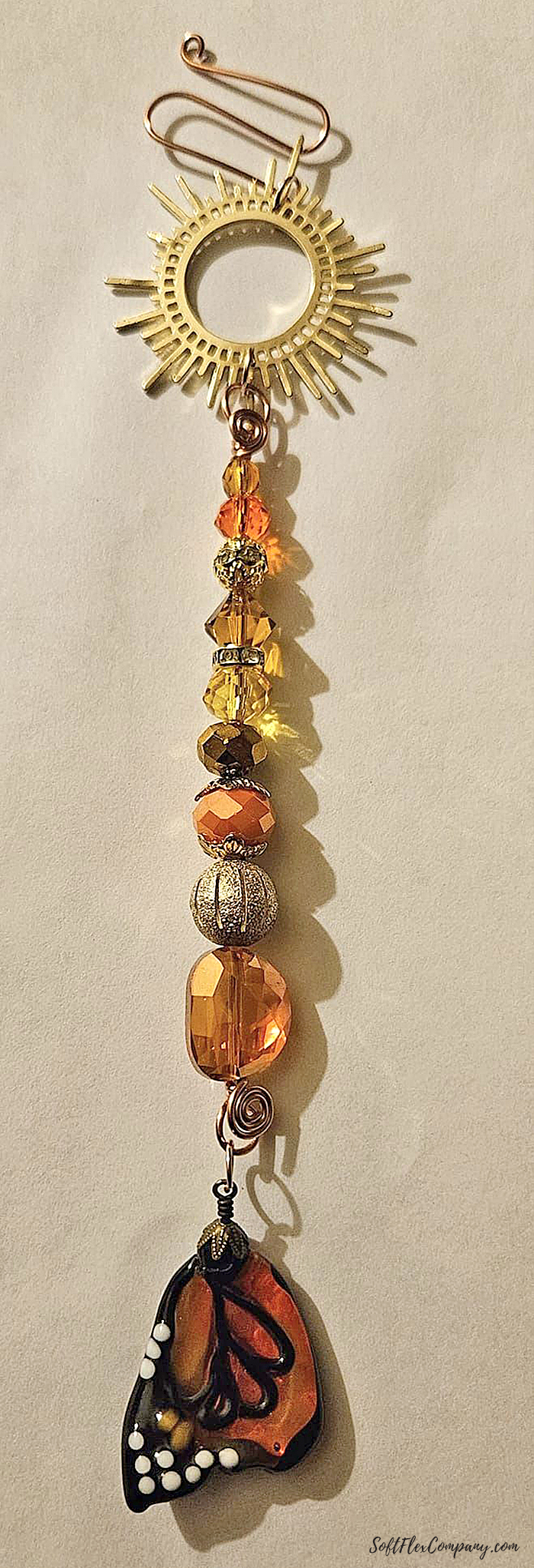 Beading Wire Suncatcher by Anne Nishioka