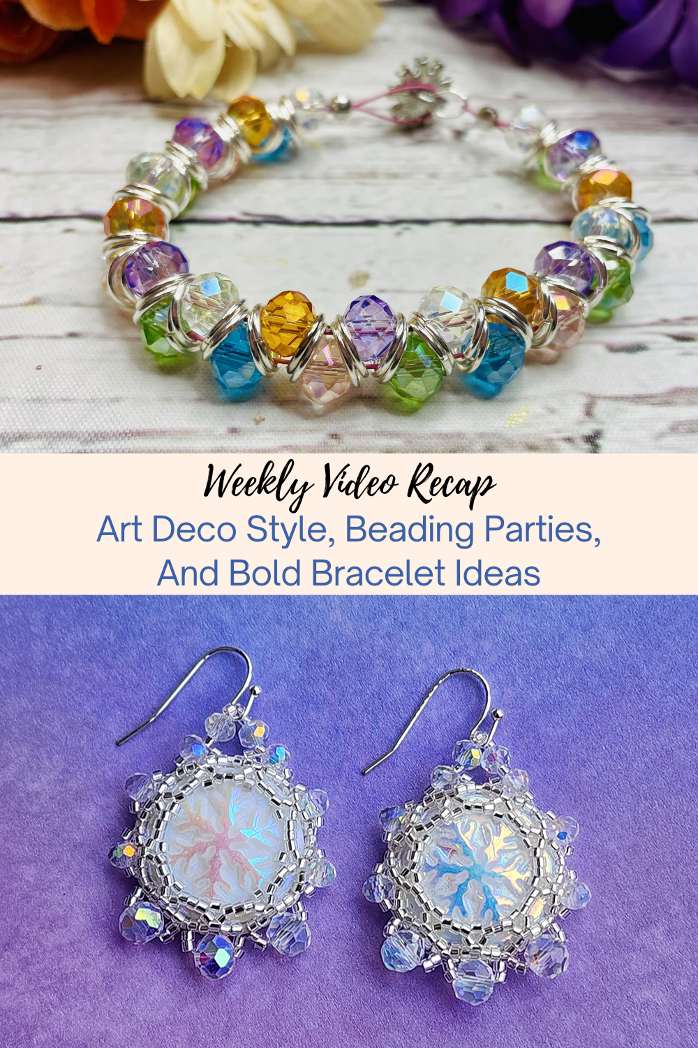 Art Deco Style, Beading Parties, And Bold Bracelet Ideas Collage
