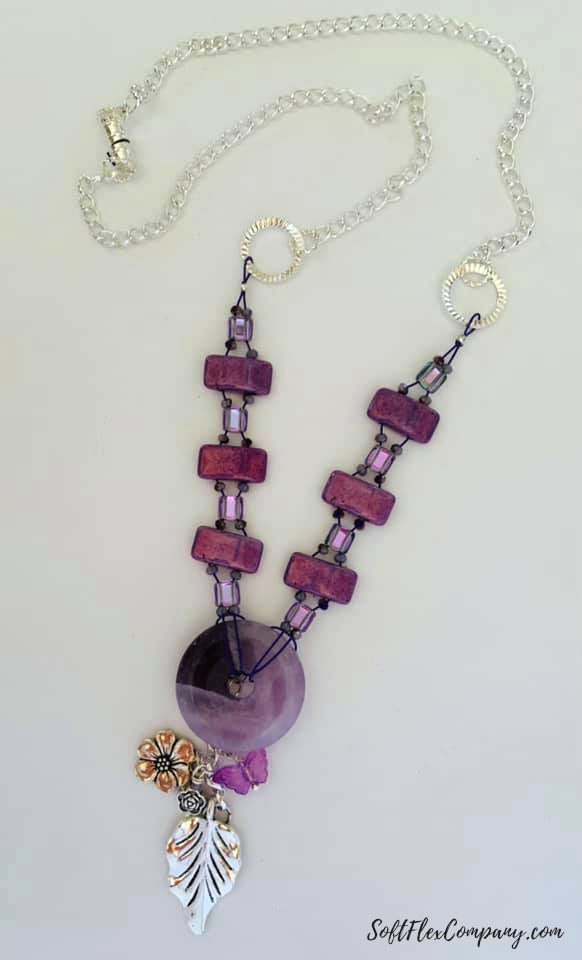 Finished Jewelry Designs From Our Purple Petals Design Kit - Soft Flex ...