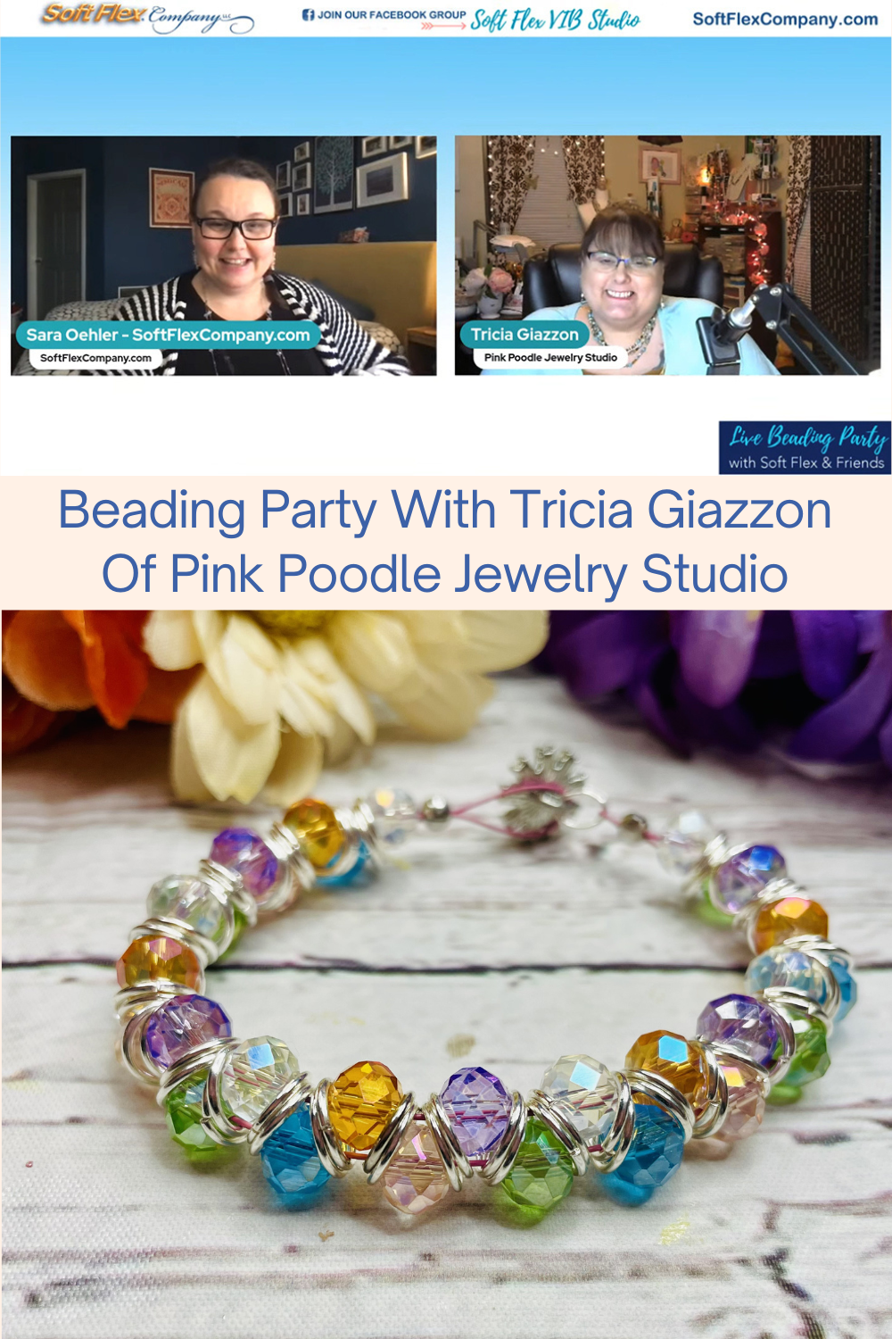 Beading Party With Tricia Giazzon Of Pink Poodle Jewelry Studio Collage
