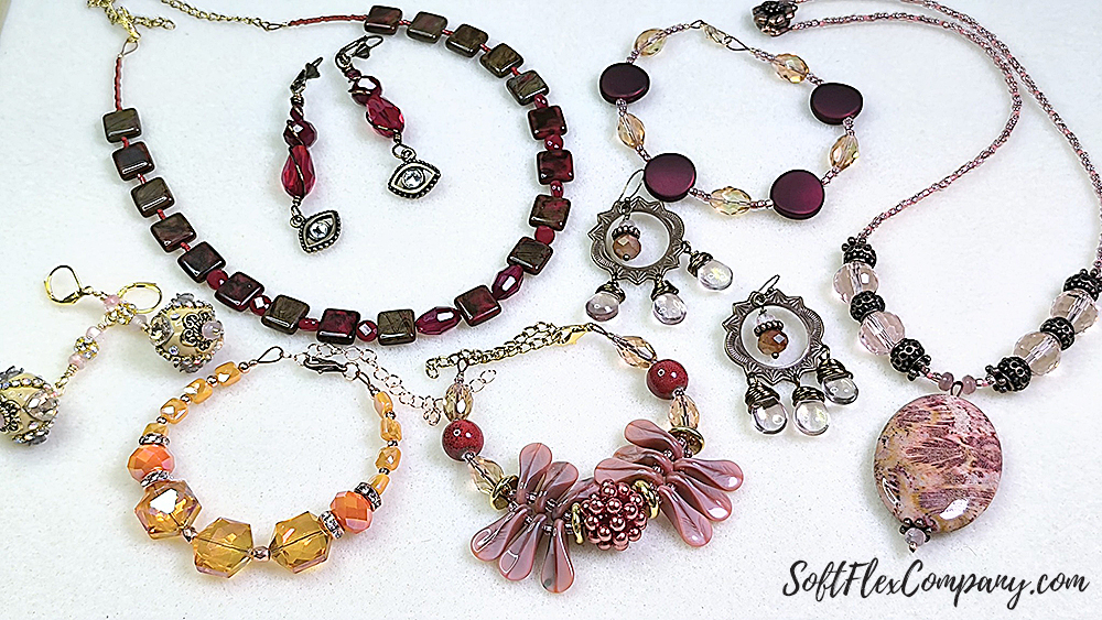 Sunset Splendor Jewelry Design by Beki Foster