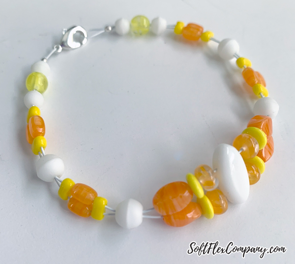 Candy Corn Bracelet by Kristen Fagan