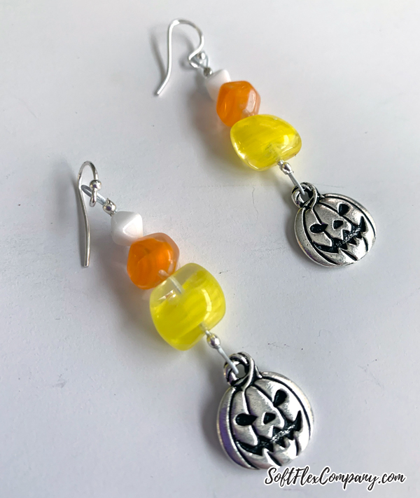 Candy Corn Earrings by Kristen Fagan Candy Corn Earrings by Kristen Fagan