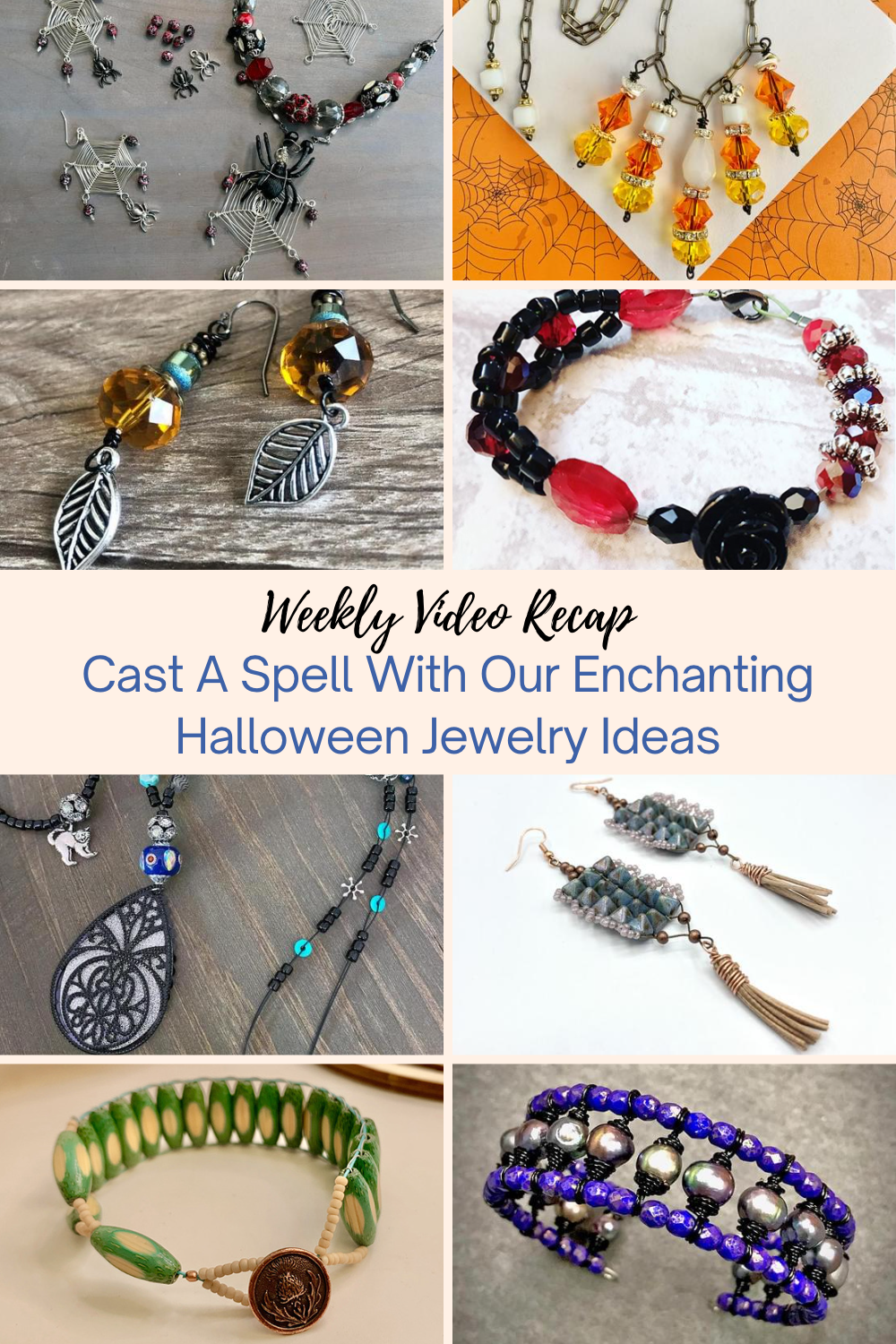 Cast A Spell With Our Enchanting Halloween Jewelry Ideas Collage
