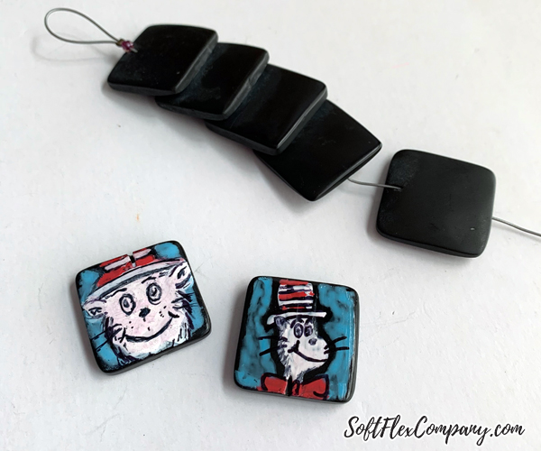 Cat In The Hat Beaded Necklace by Kristen Fagan