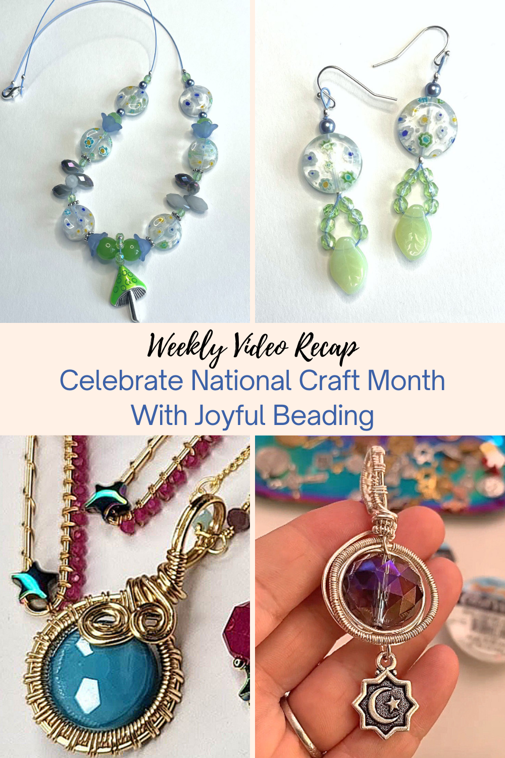 Celebrate National Craft Month With Joyful Beading Collage