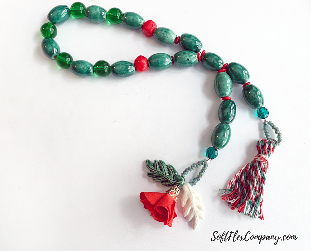 Beaded Christmas Garland by Kristen Fagan