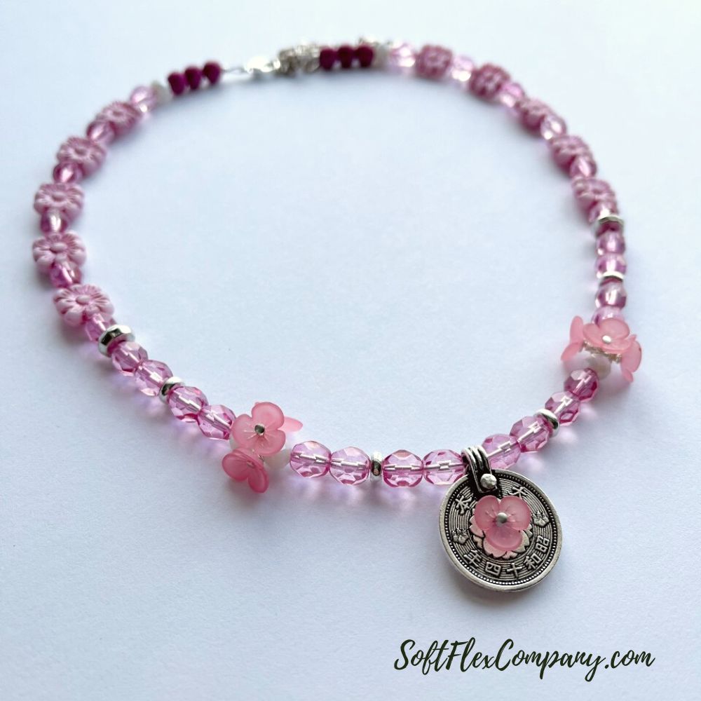 Cherry Blossom Necklace by Kristen Fagan