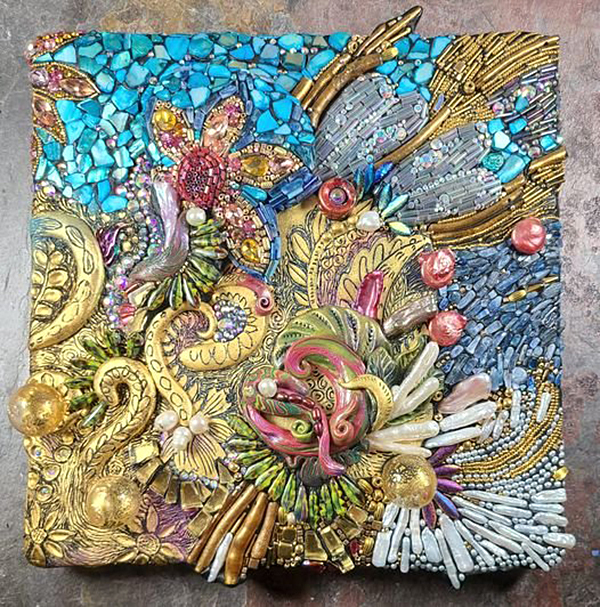 Pearls Mosaic by Christi Friesen