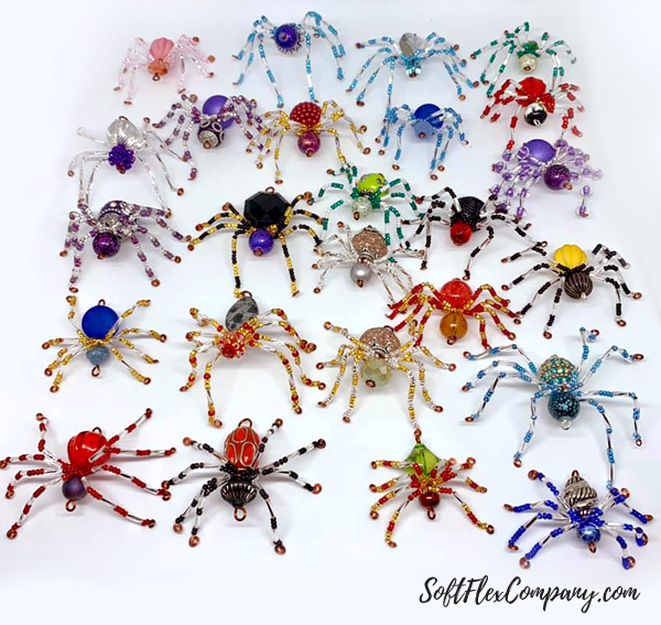 Beaded Spiders by Sue Purdy