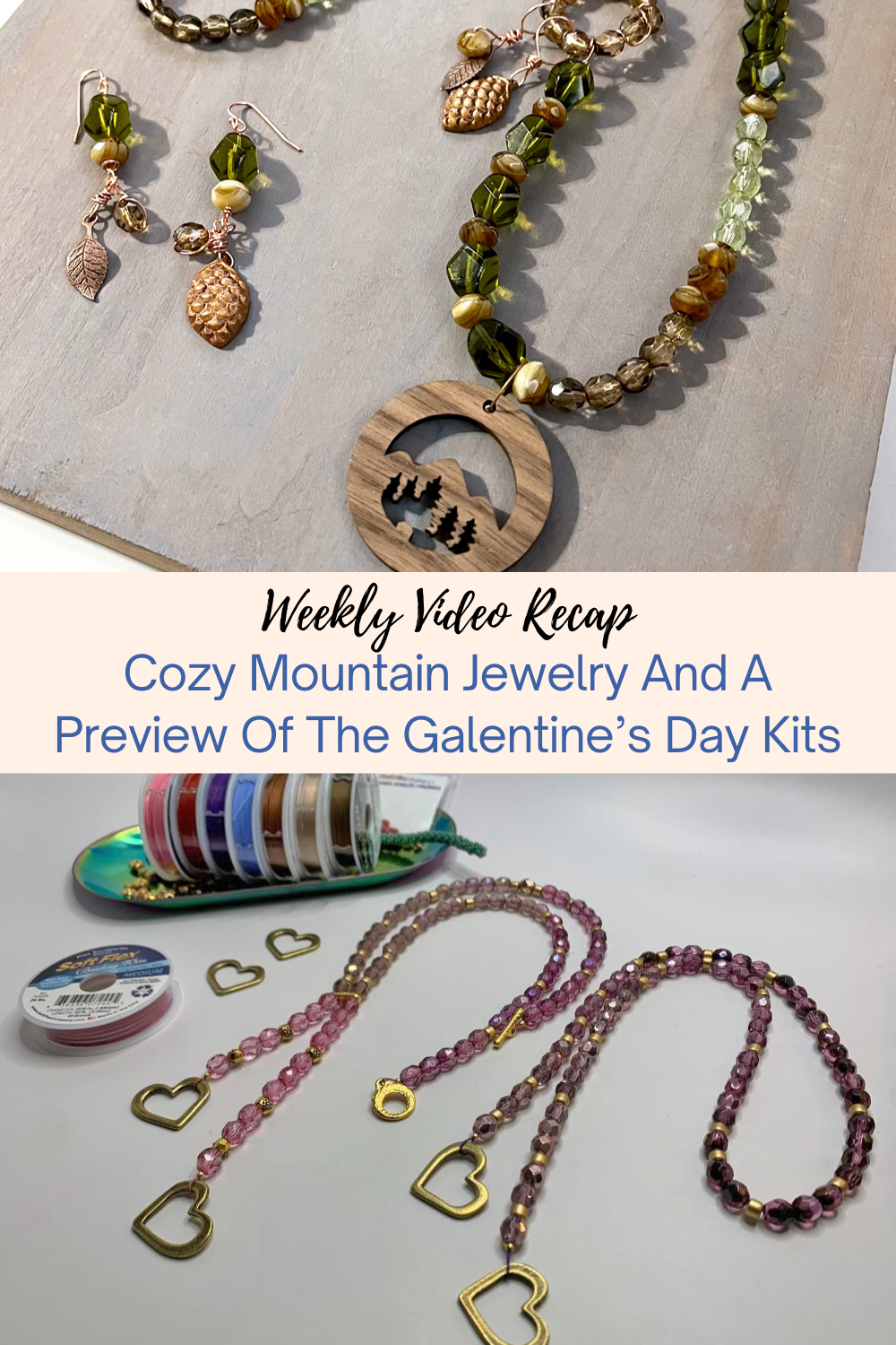 Cozy Mountain Jewelry And A Preview Of The Galentine’s Day Kits Collage