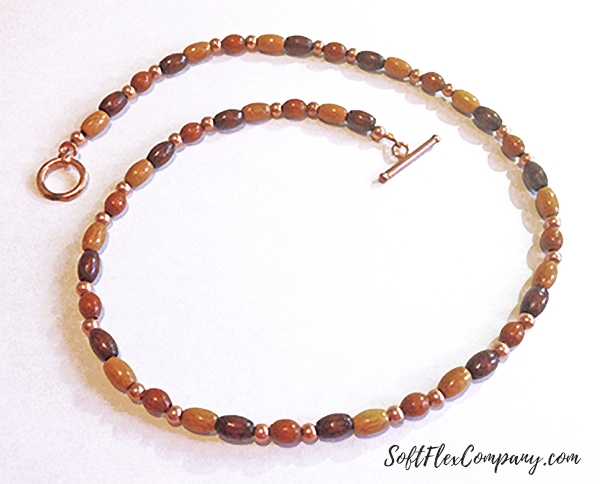 Bamboo Copper Necklace by Damien Shay