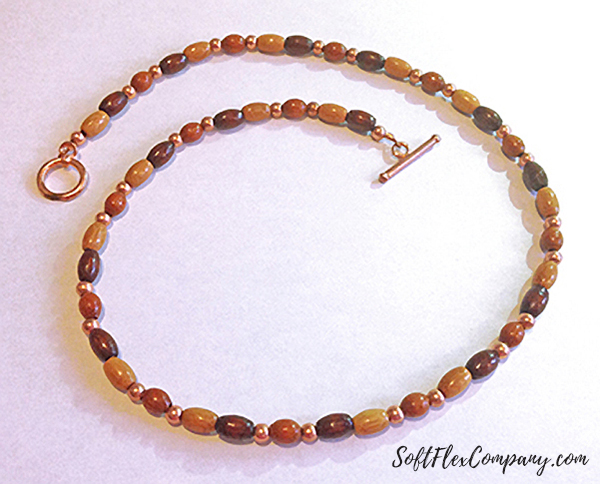 Bamboo Copper Necklace by Damien Shay
