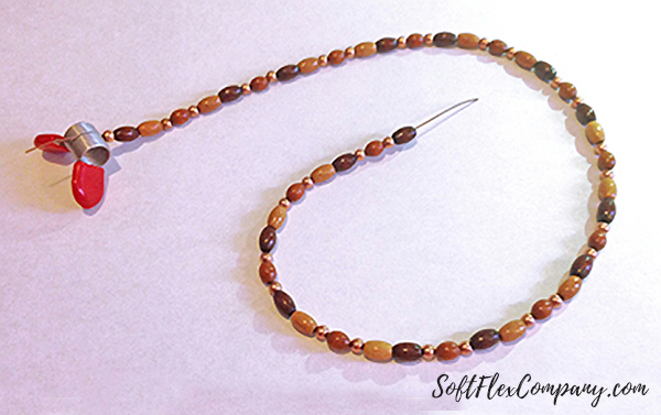 Bamboo Copper Necklace by Damien Shay