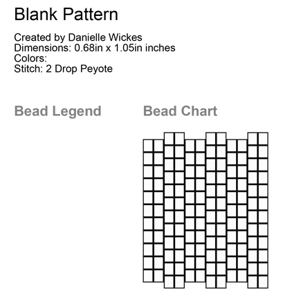 Double Peyote Stitch Patterns by Danielle Wickes