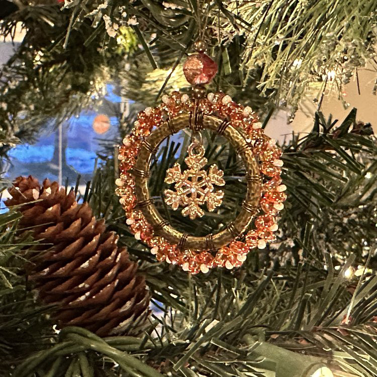 Seed Bead Ornament by Danielle Wickes