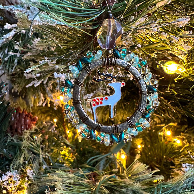 Seed Bead Ornament by Danielle Wickes