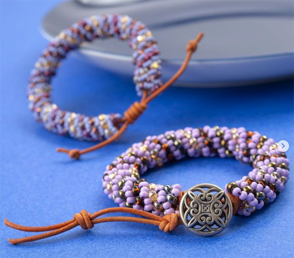 Russian Spiral Stitch Bracelet by Danielle Wickes Russian Spiral Stitch Bracelet by Danielle Wickes