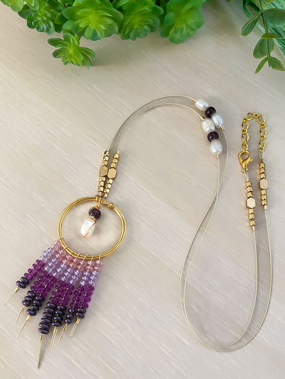Seed Bead Necklace by Danielle Wickes