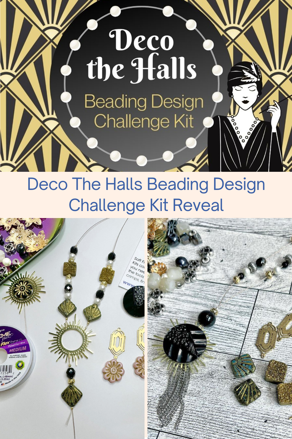 Deco The Halls Beading Design Challenge Kit Reveal Collage