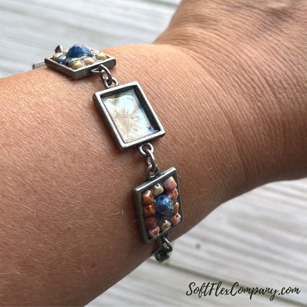 How to Use Diamond Glaze in a Bezel with Beads & Photos: Free Spirit  Beading with Kristen Fagan 