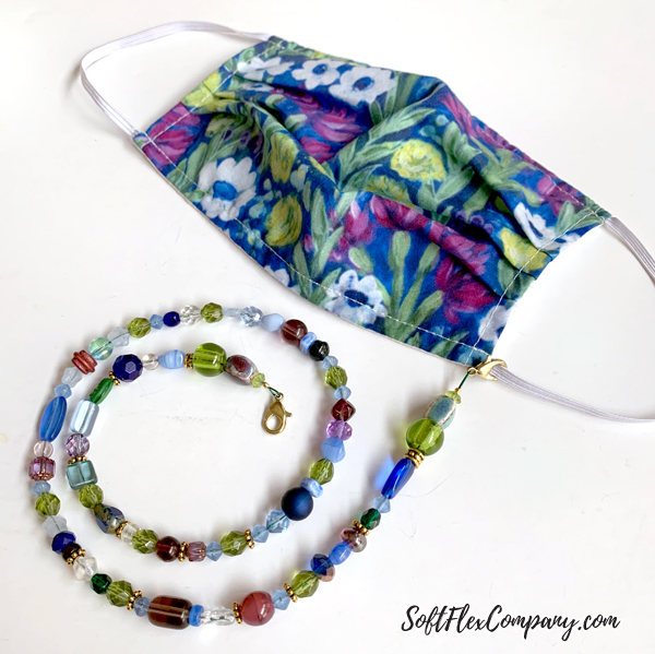 Beaded Face Mask Chain Lanyard by Kristen Fagan