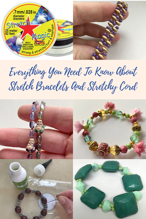 how to make a bracelet with stretch cord