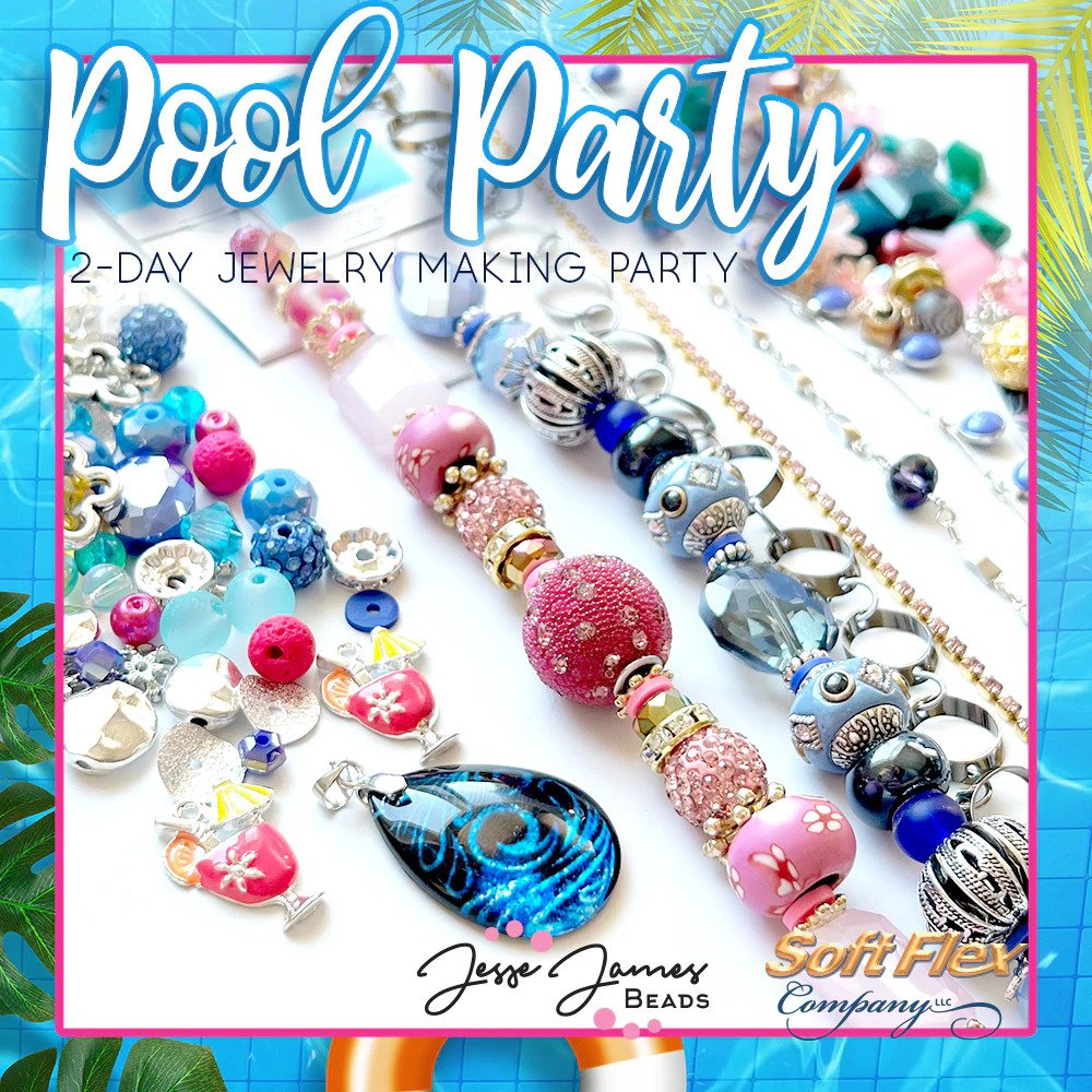 Pool Party Jewelry Making Supply Kit