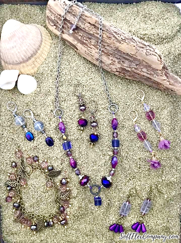 Purple Polka Dot Jewelry by Fearn Edmonds