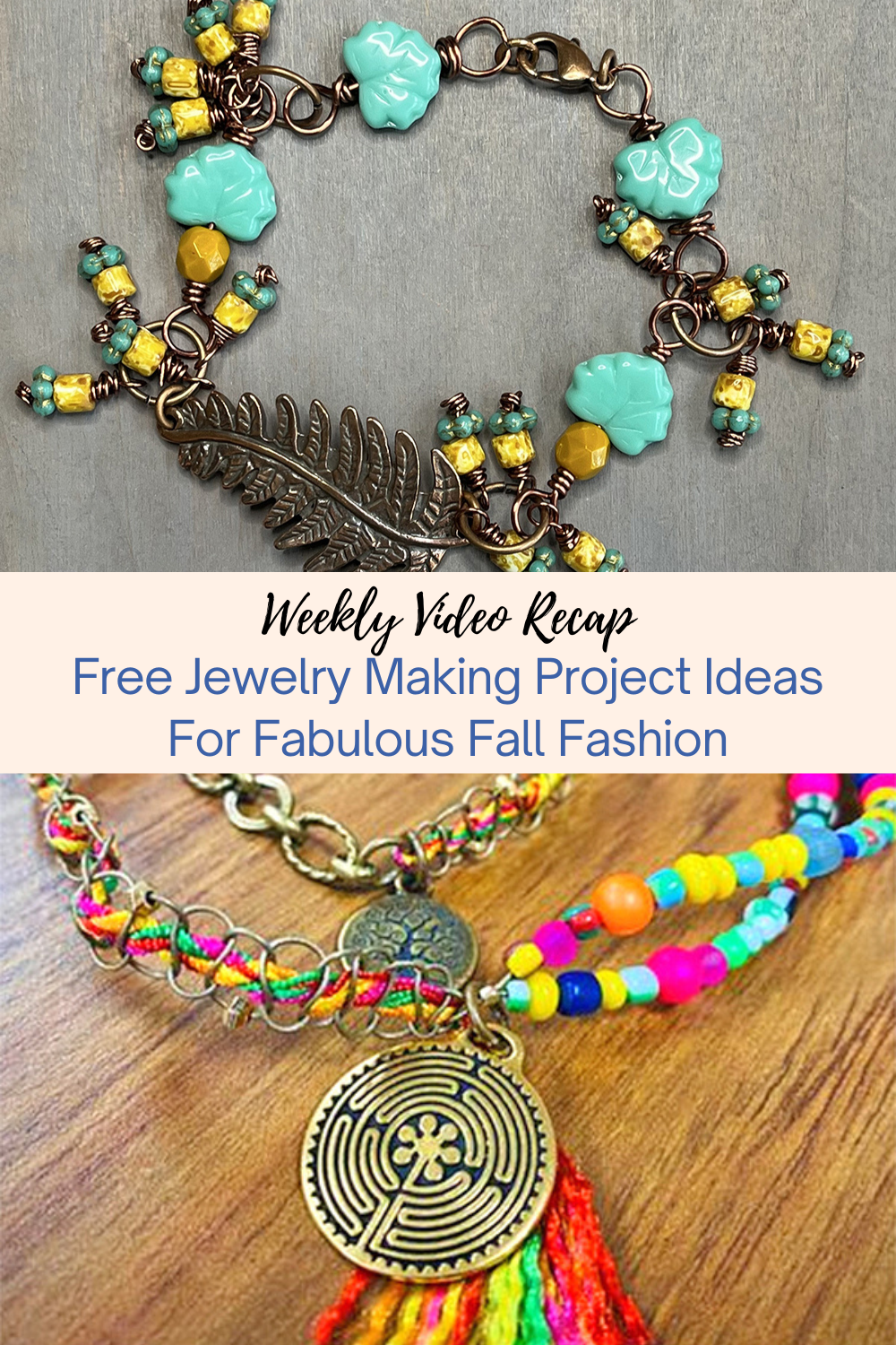 Free Jewelry Making Project Ideas For Fabulous Fall Fashion Collage