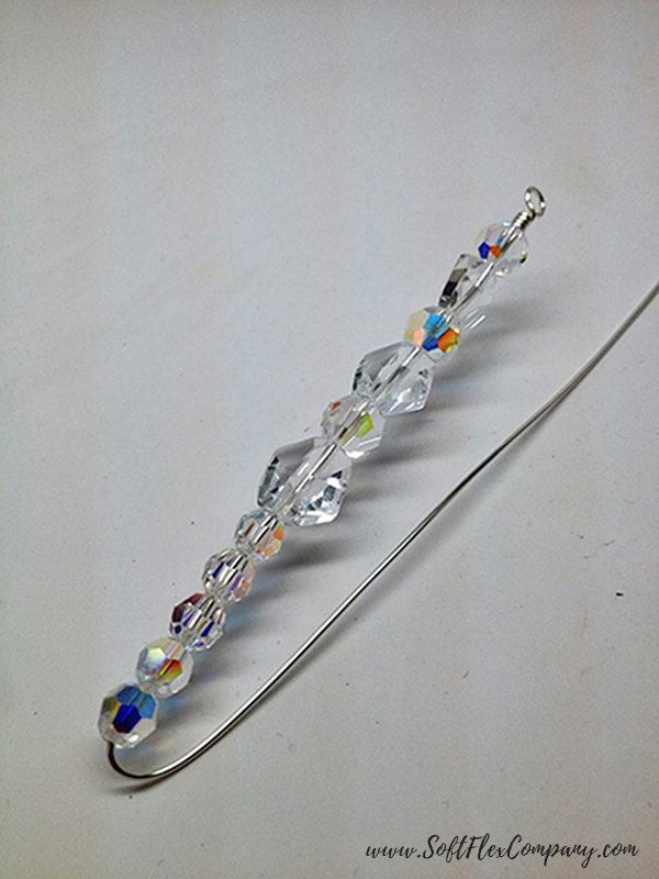 Crystal Beaded Icicle Ornament 3
