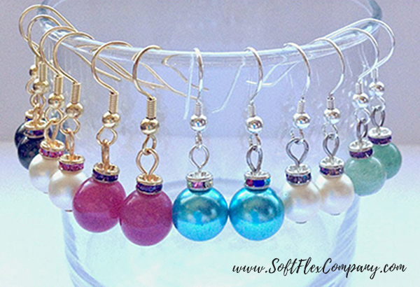 Ball Ornament Earrings by Kristen Fagan