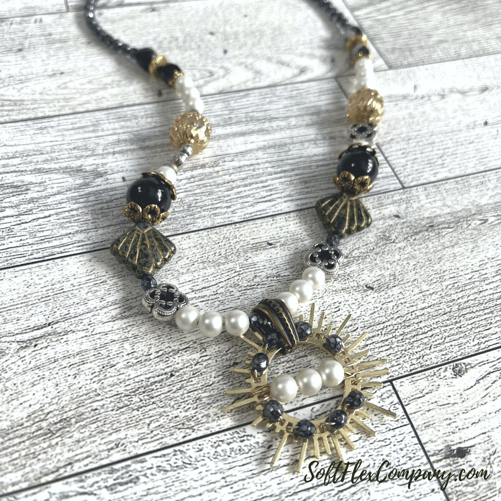 Art Deco Inspired Beaded Necklace by Kristen Fagan
