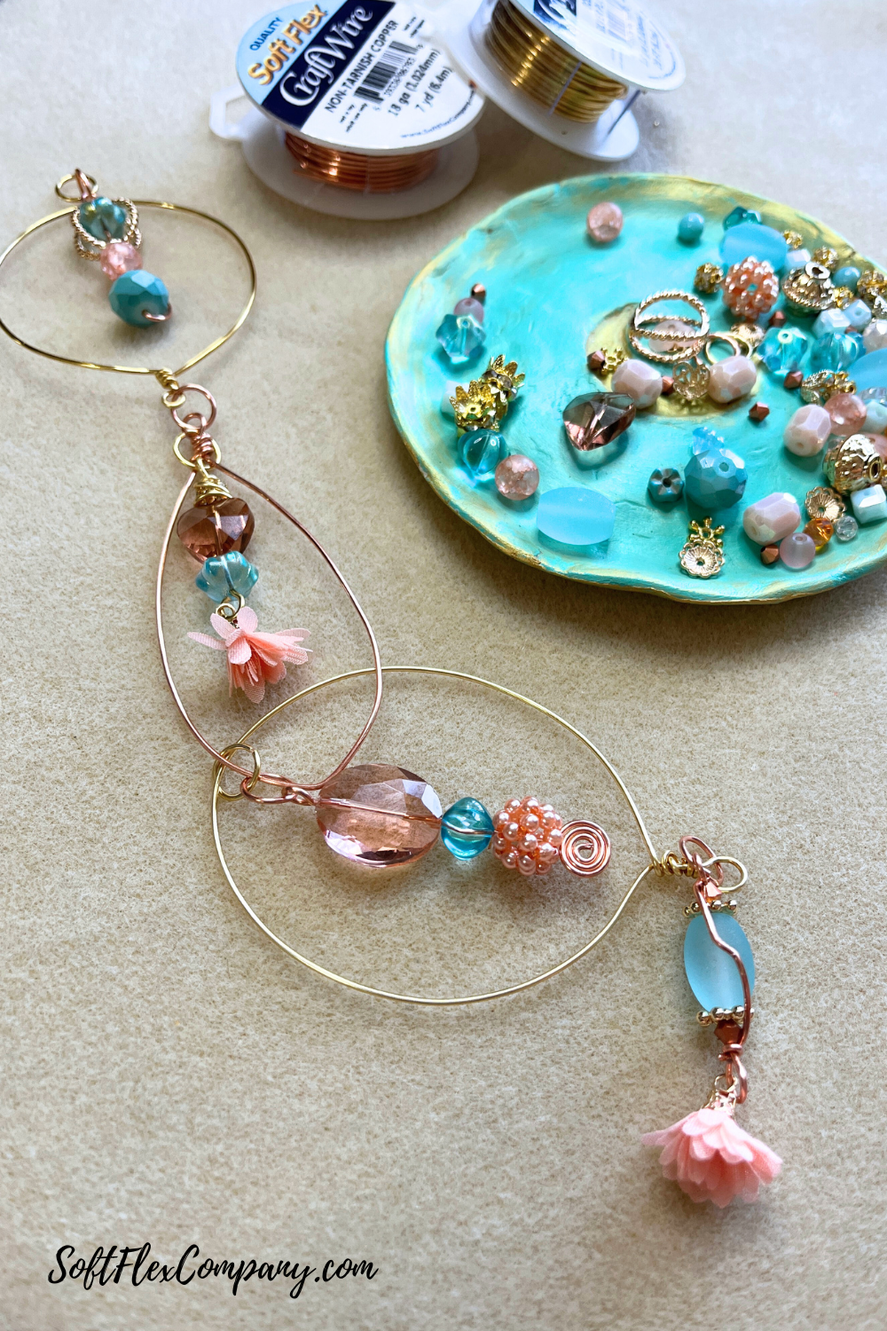 Just Peachy Suncatcher by Kristen Fagan