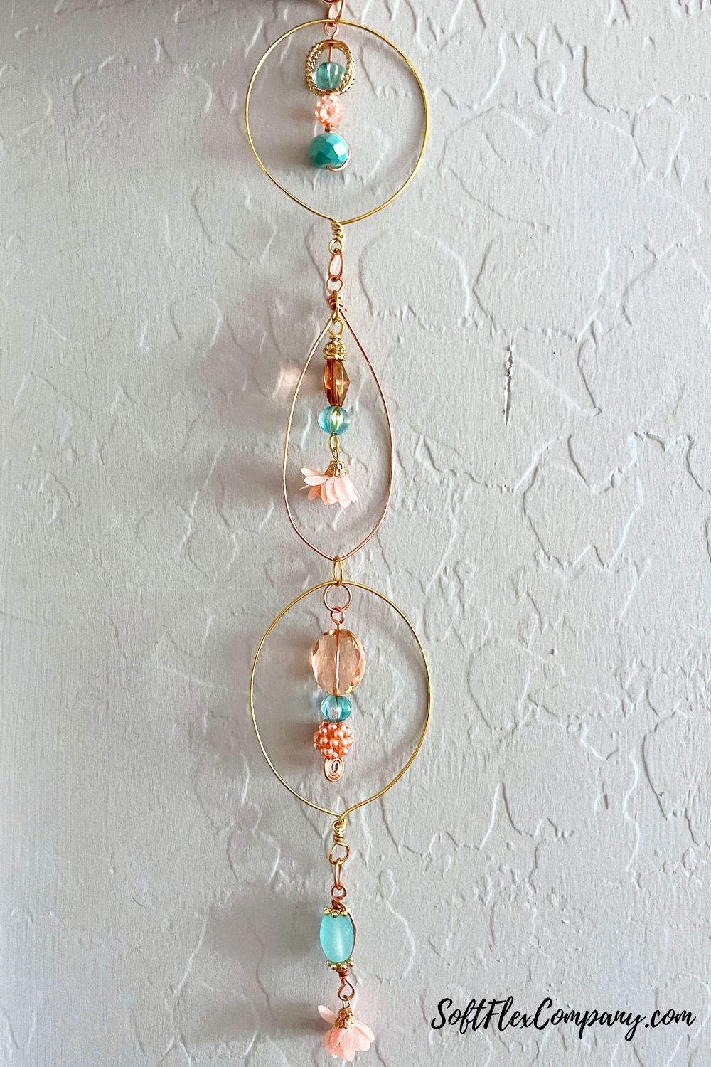 Just Peachy Suncatcher by Kristen Fagan