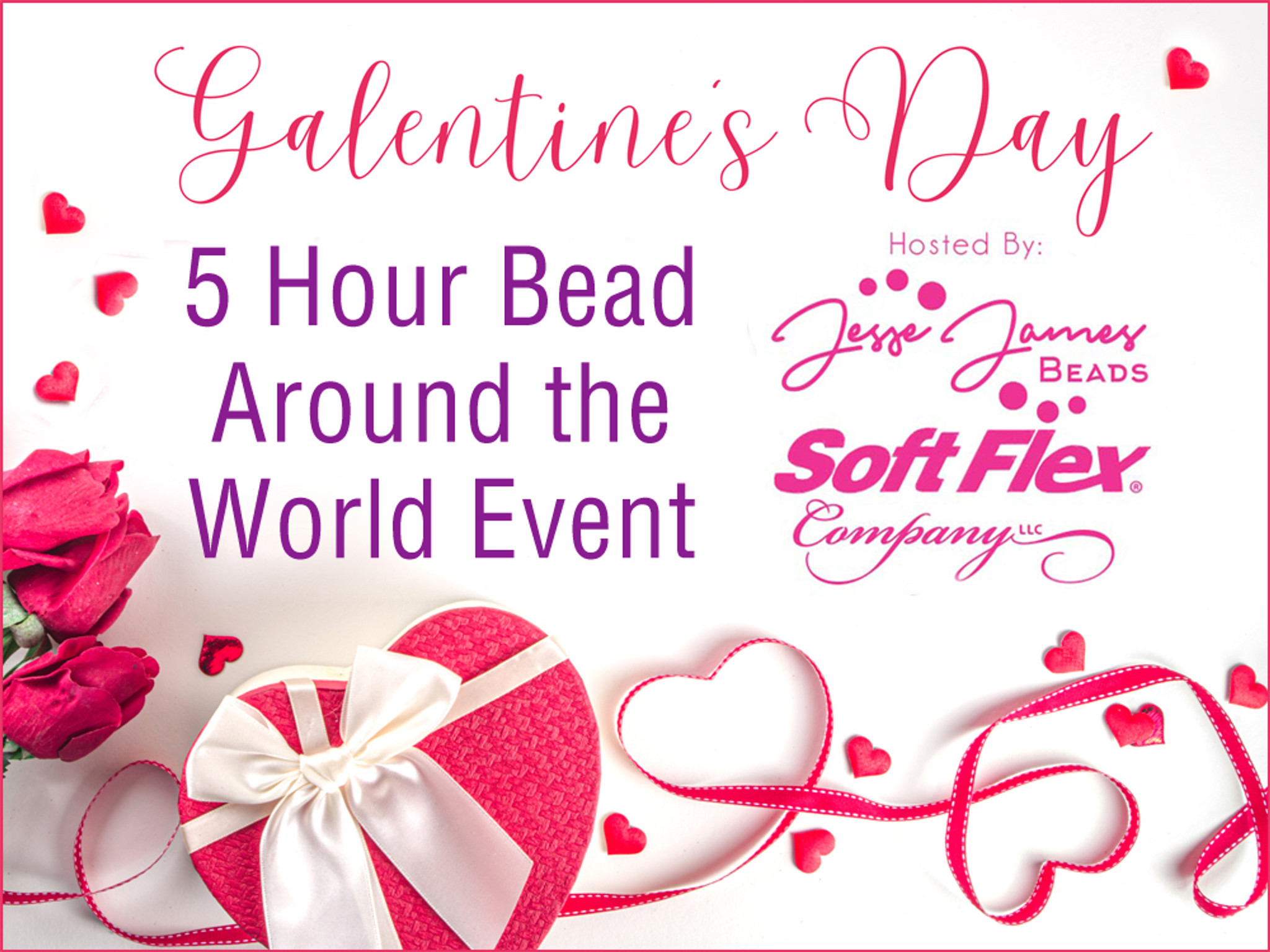 Galentine's Day 5 Hour Bead Around the World Event Supply Kit