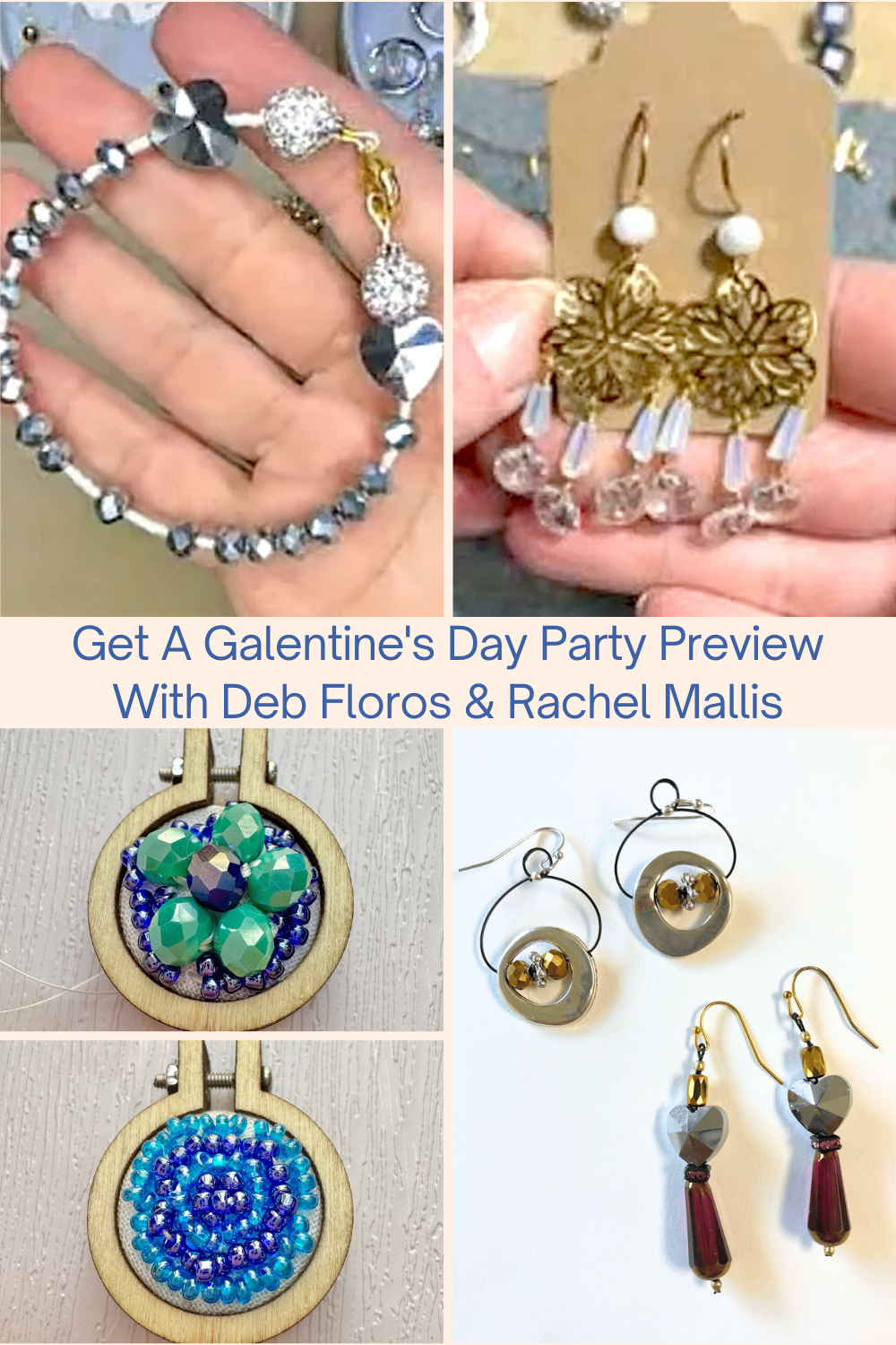 Get A Galentine's Day Party Preview With Deb Floros & Rachel Mallis Collage