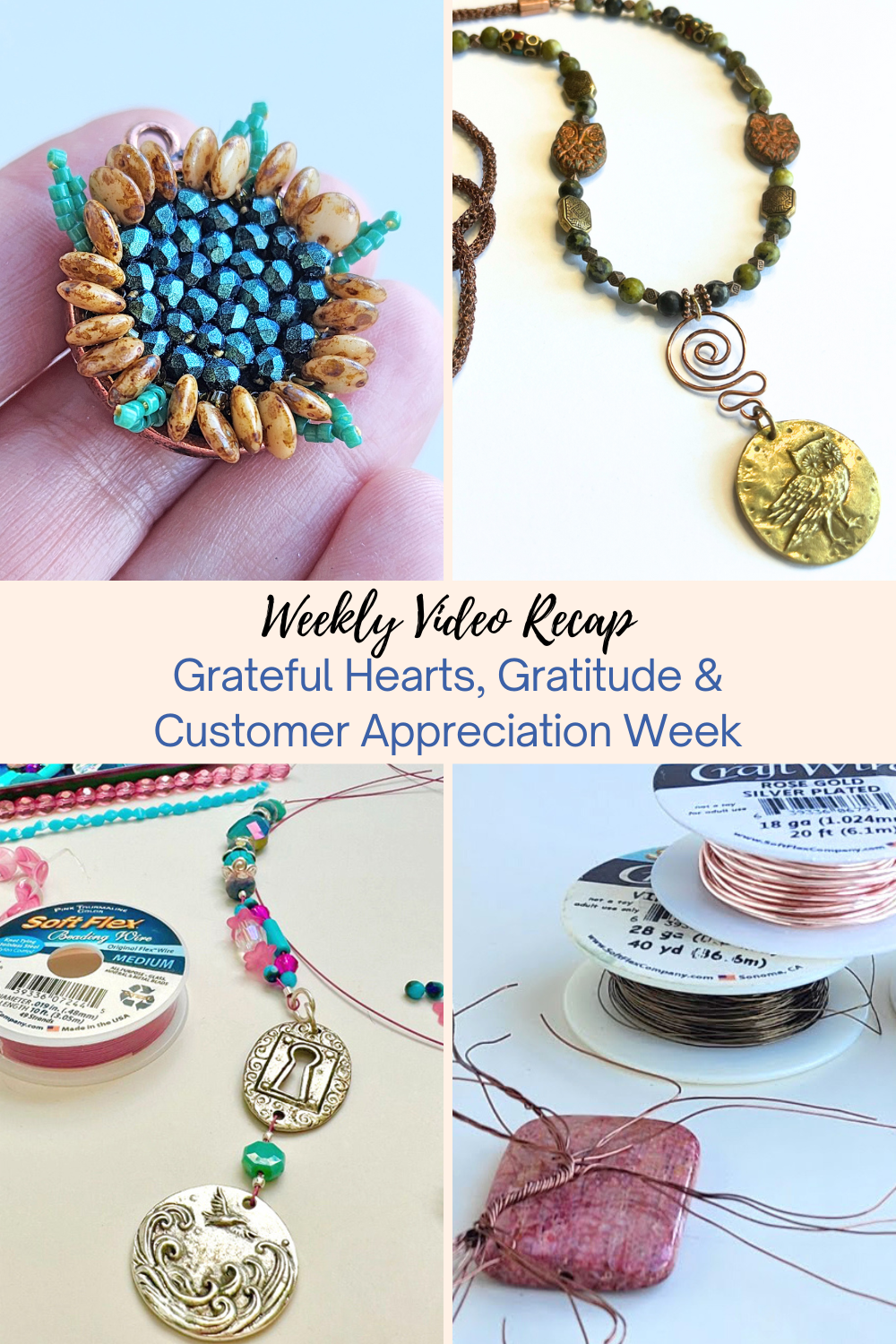 Grateful Hearts, Gratitude & Customer Appreciation Week Collage